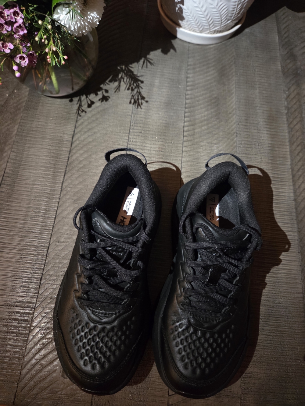 HOKA Womens Black Running Shoes - Lightweight Comfort - Picture 2 of 5